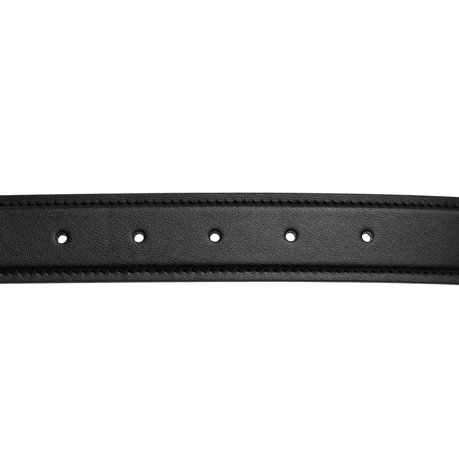 Gucci Ciny Lux Calfskin Blondie 30mm Belt 80 32 Black 4 of 5