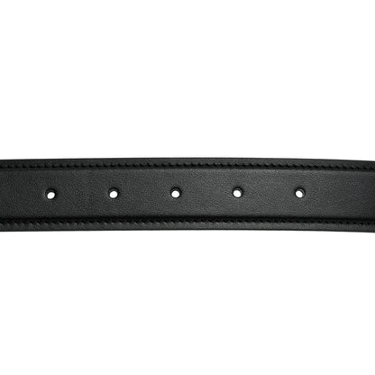 Gucci Ciny Lux Calfskin Blondie 30mm Belt 80 32 Black 4 of 5