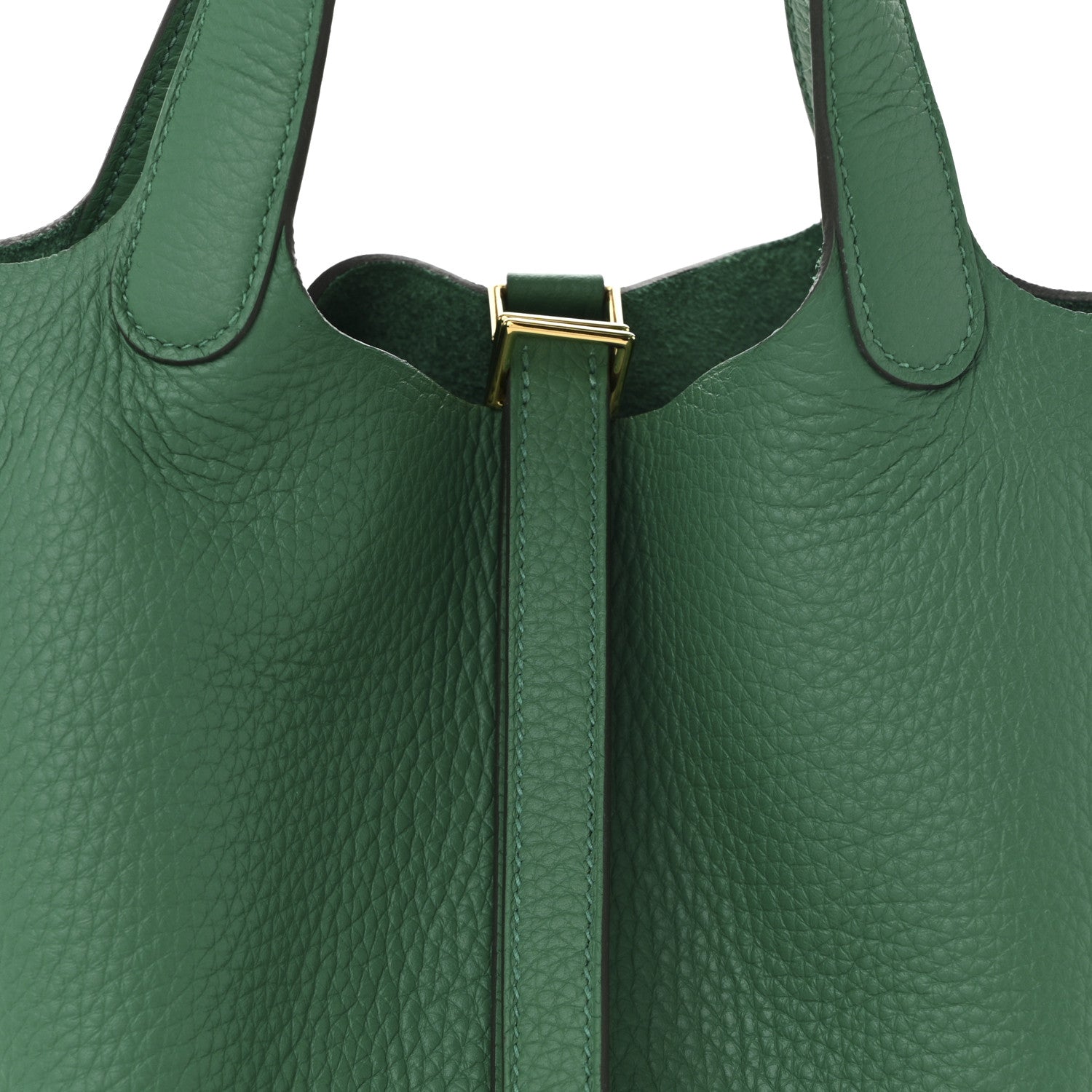 Hermes Taurillon Clemence Picotin Lock 18 Vert Vertigo 8 of 11