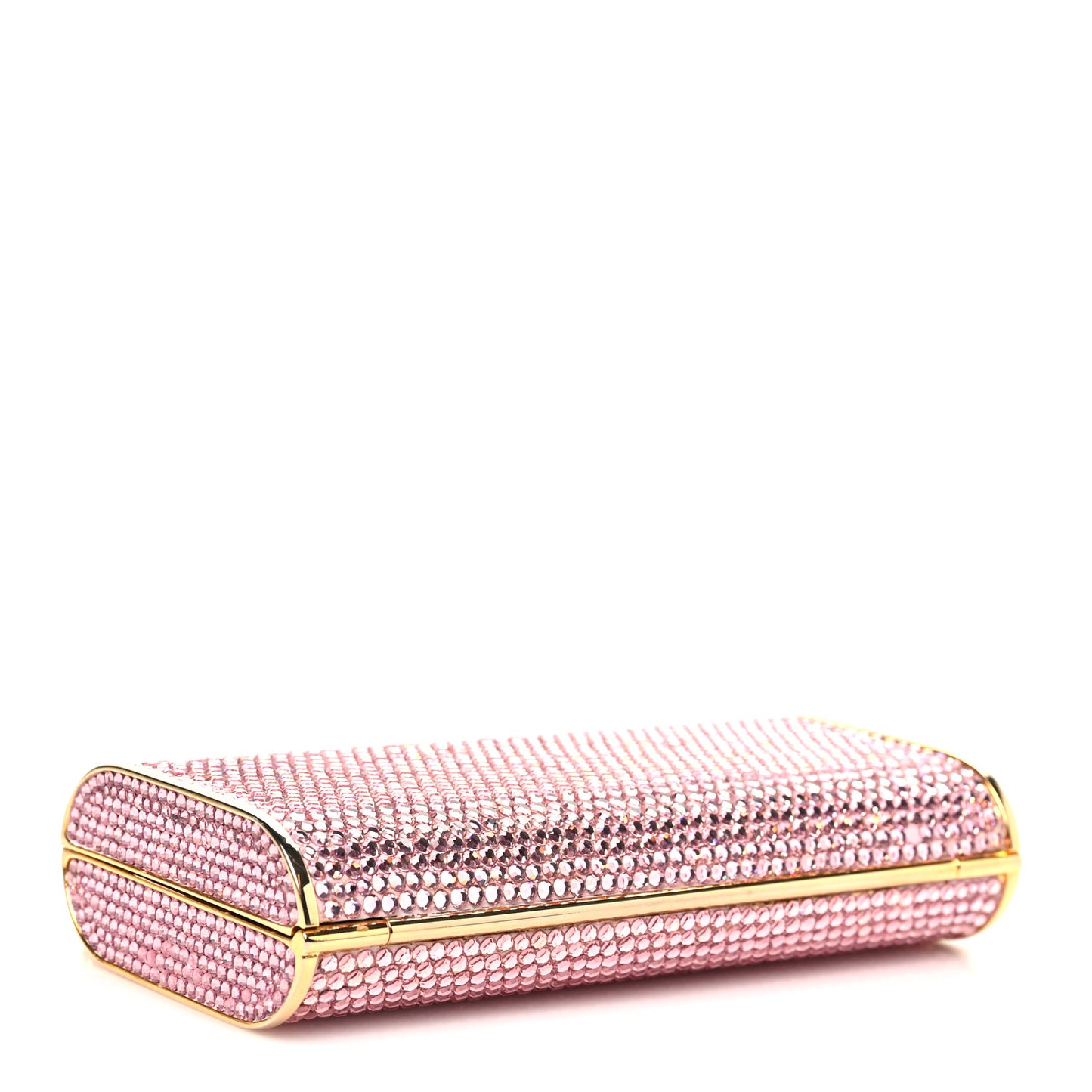 Swarovski Crystal Minaudiere Clutch Pink