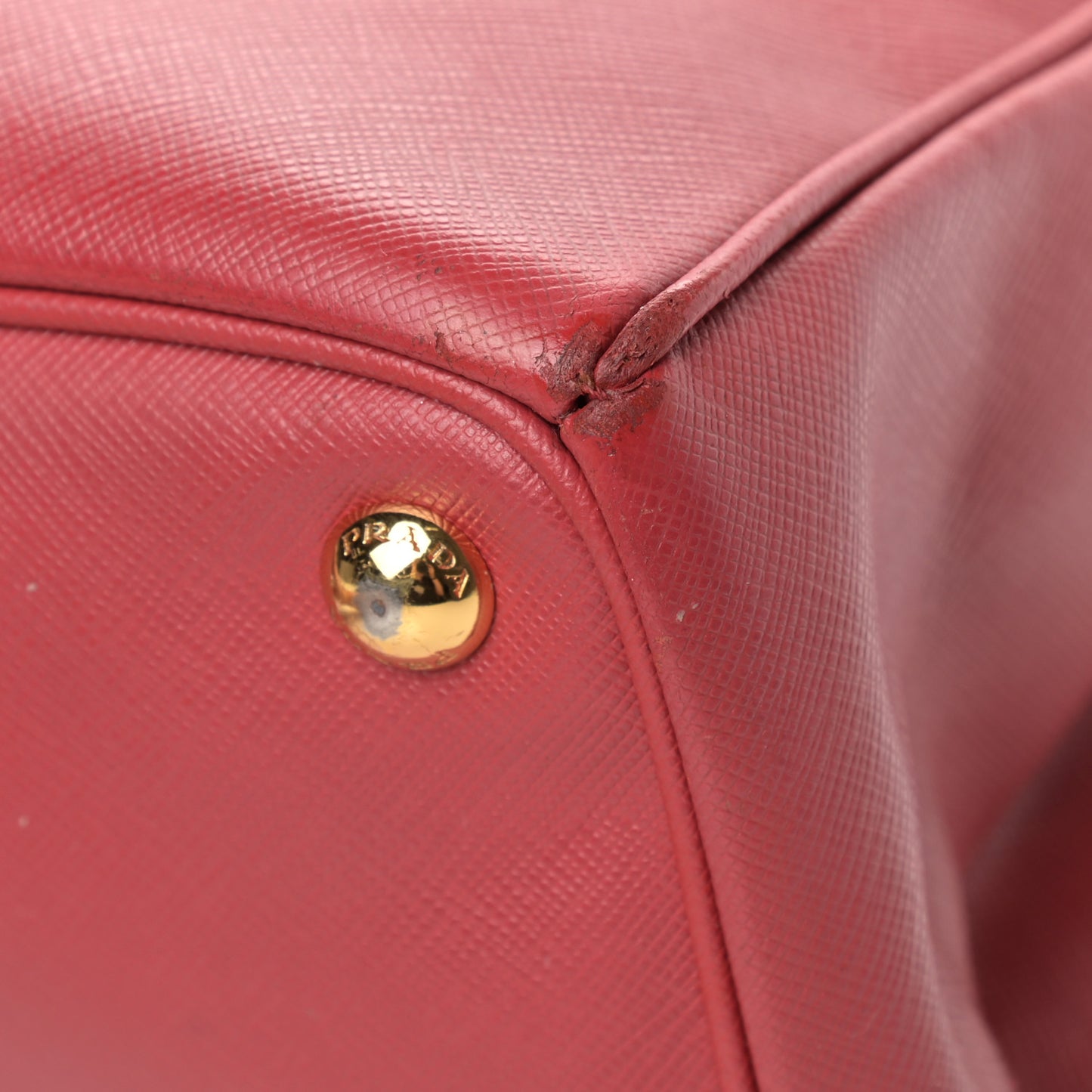 Saffiano Lux Large Tote Fuoco