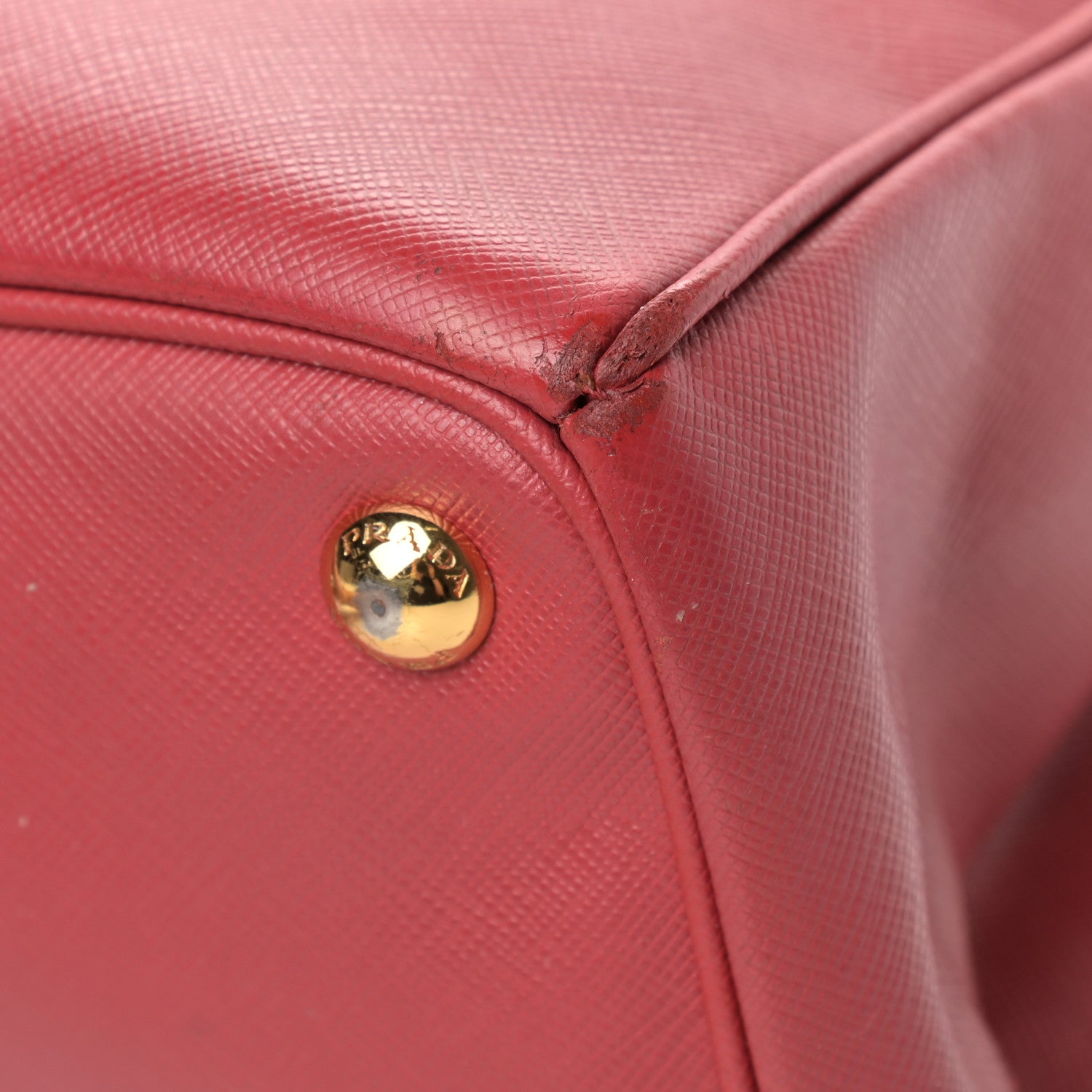 Prada Saffiano Lux Large Tote Fuoco 11 of 20