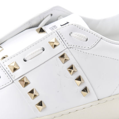 Valentino Garavani Calfskin Womens Rockstud Untitled Open Sneakers 41.5 White 11 of 13