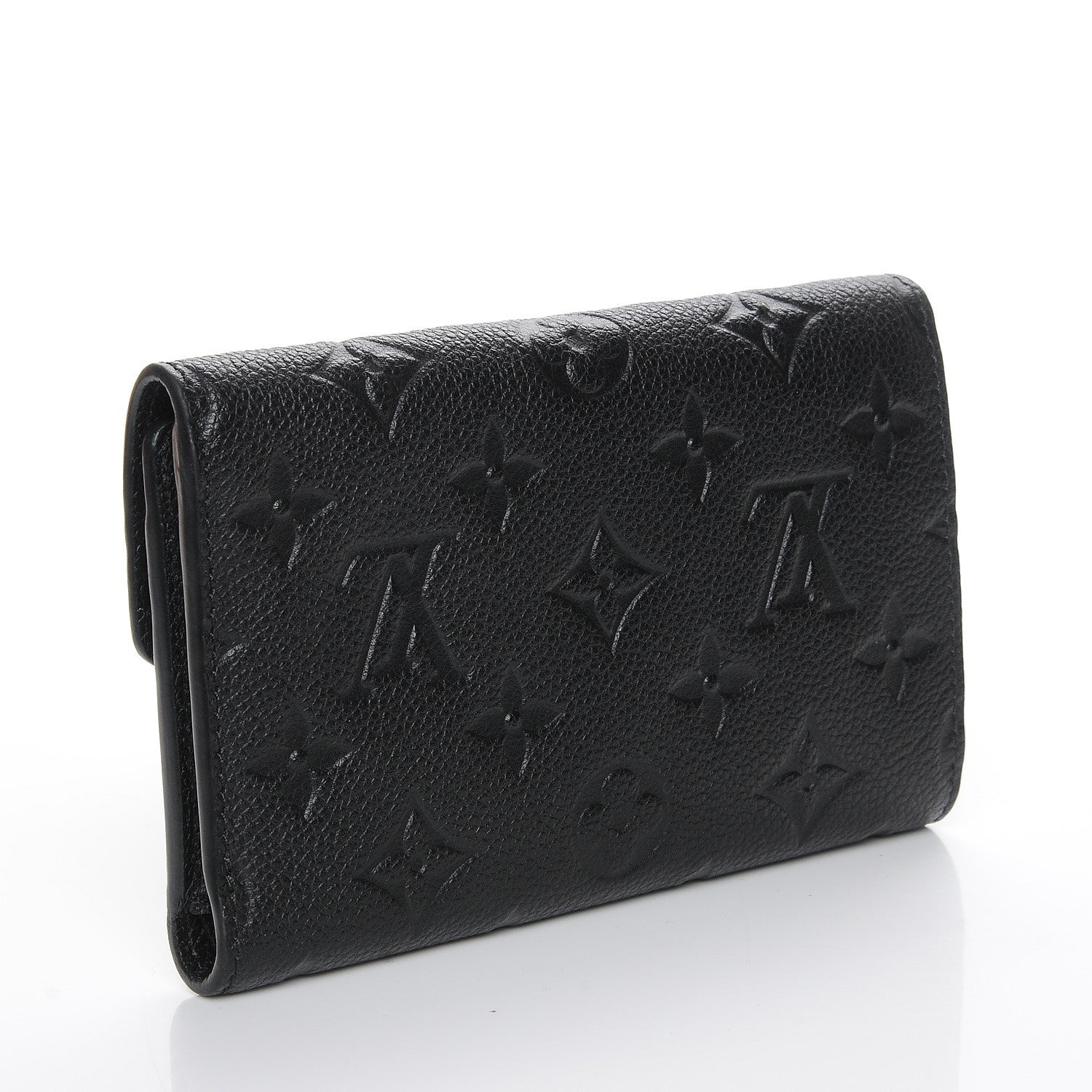Louis Vuitton Empreinte Compact Curieuse Wallet Black 3 of 7