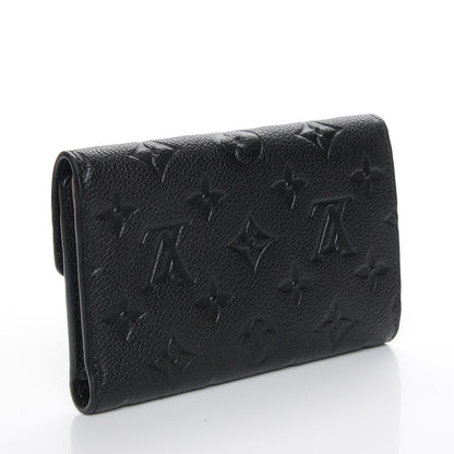 Louis Vuitton Empreinte Compact Curieuse Wallet Black 3 of 7