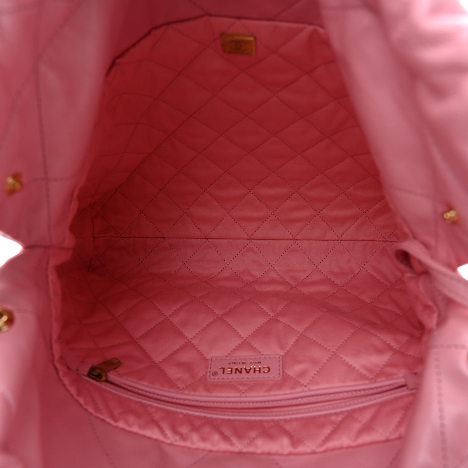 Chanel Shiny Calfskin Quilted Small Chanel 22 Dark Pink 6 of 13