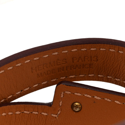 Hermes Swift O'Kelly Double Tour Bracelet T1 Gold 4 of 6