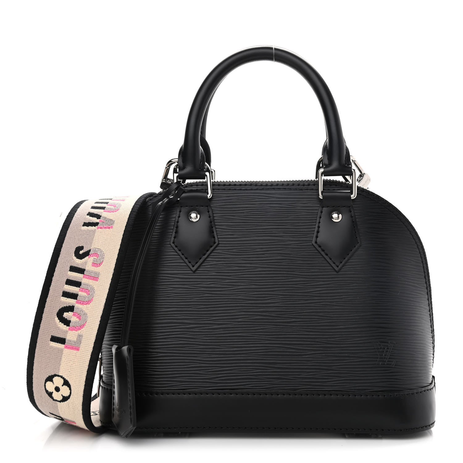 Louis Vuitton Epi Jacquard Alma BB Black 1 of 8
