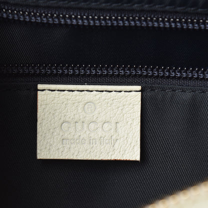 Gucci GG Plus Monogram Web Large Carry On Duffle Bag White 6 of 11