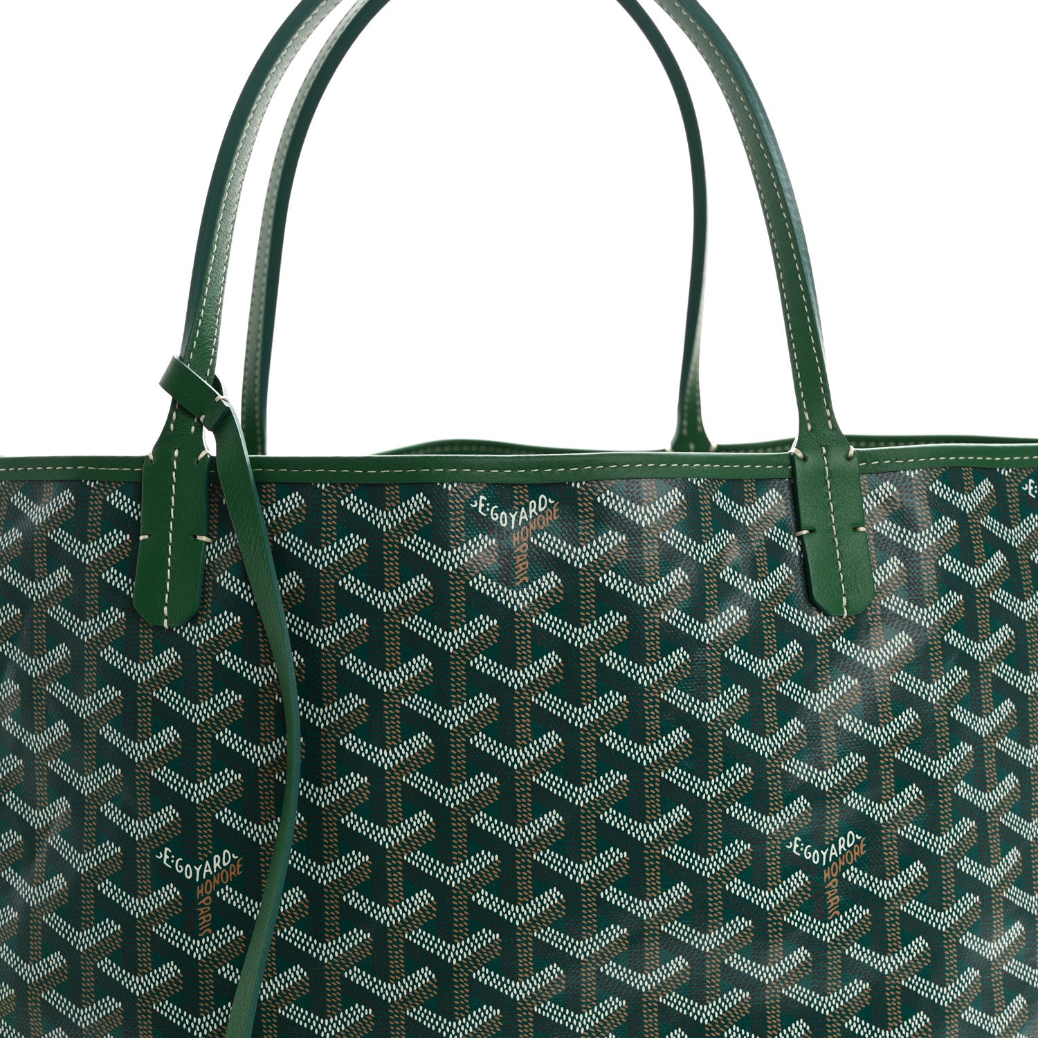Goyard Goyardine Reversible Anjou GM Green 14 of 19
