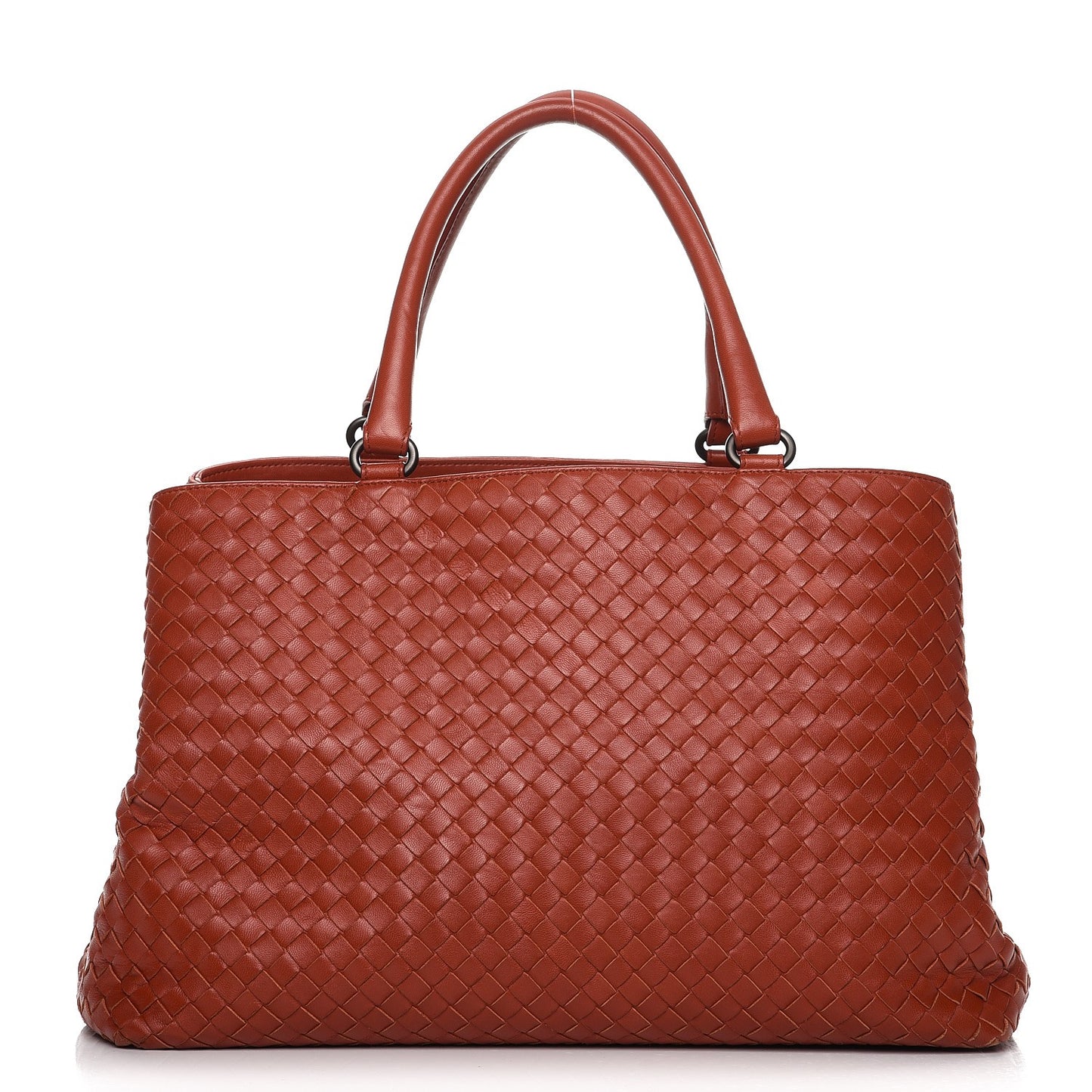 Nappa Intrecciato Milano Tote Brique