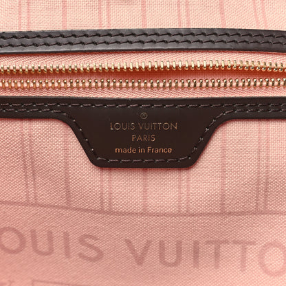 Louis Vuitton Damier Ebene Braided Neverfull MM Pink 7 of 11