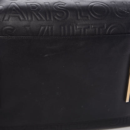 Louis Vuitton Calfskin Embossed Speedy Cube 30 Black 24 of 26