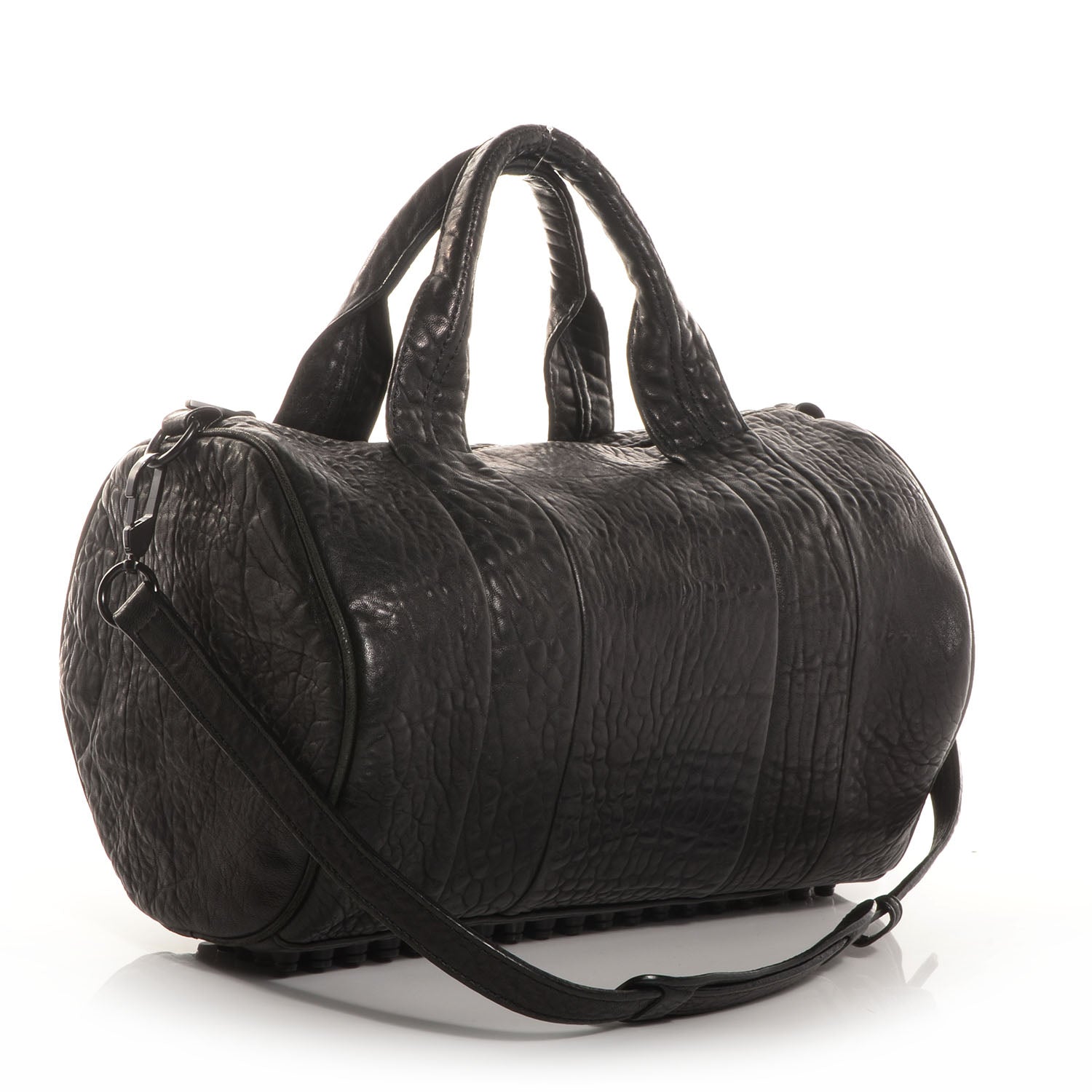 Alexander Wang Leather Rocco w Black Hardware Black 3 of 8
