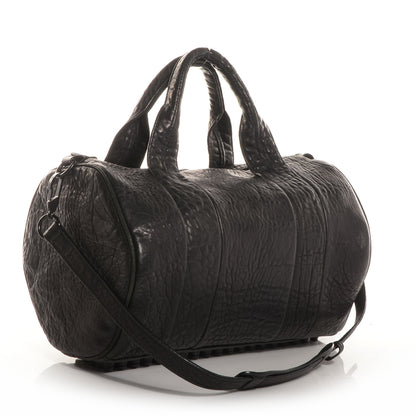 Alexander Wang Leather Rocco w Black Hardware Black 3 of 8