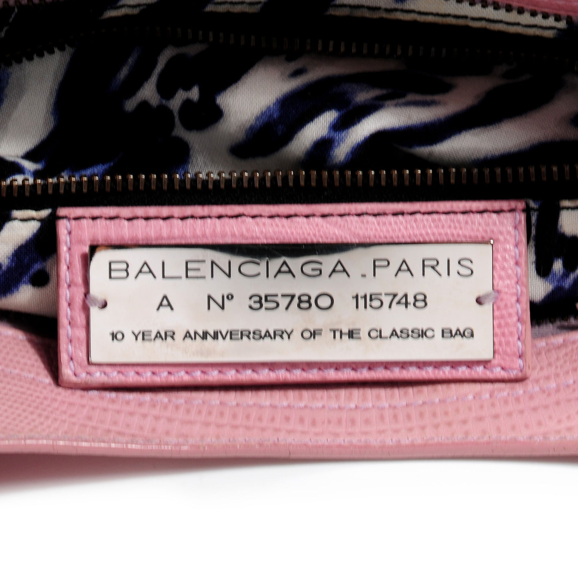 Balenciaga Lizard Embossed City Parme 6 of 9