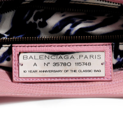 Balenciaga Lizard Embossed City Parme 6 of 9