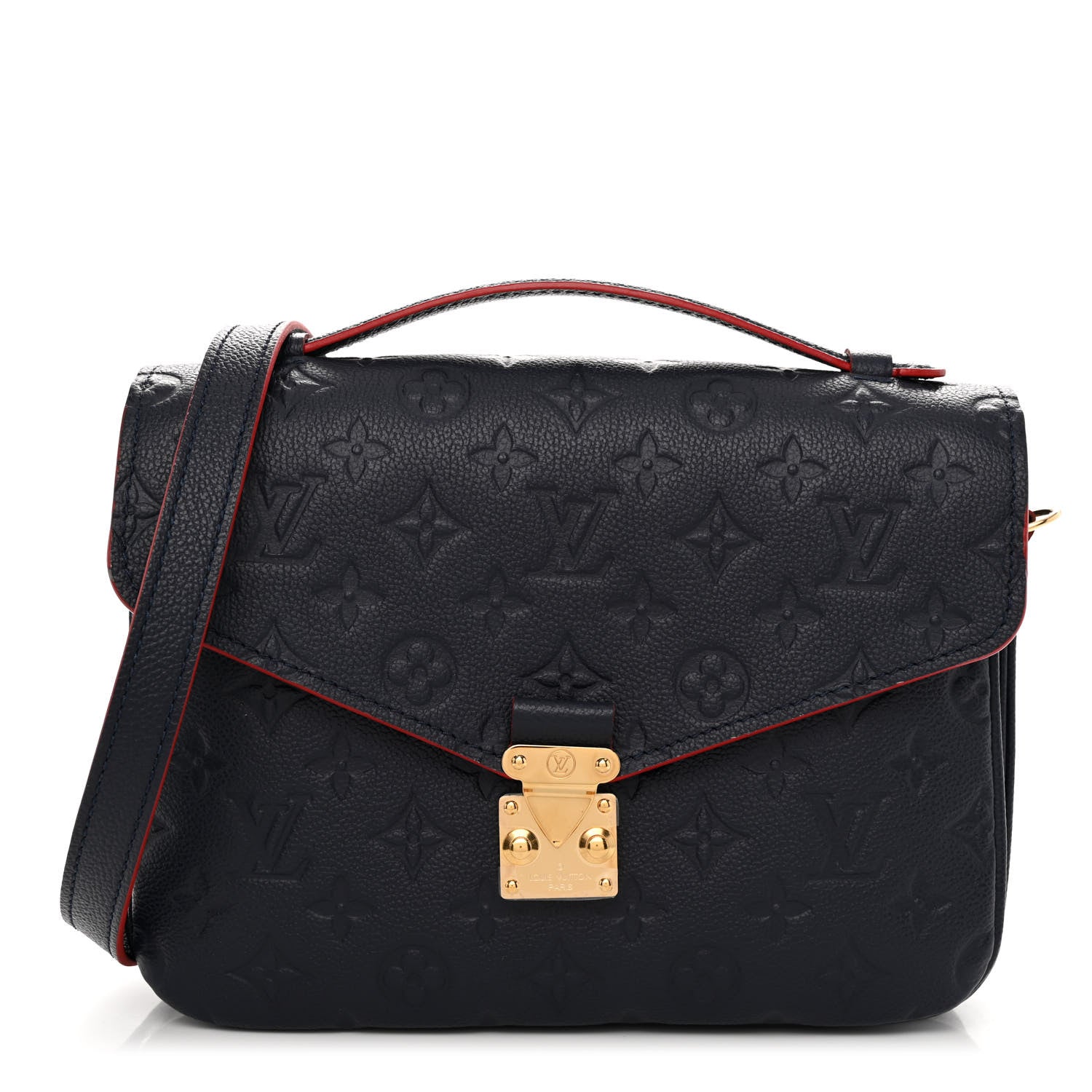 Louis Vuitton Empreinte Pochette Metis Marine Rouge 1 of 9