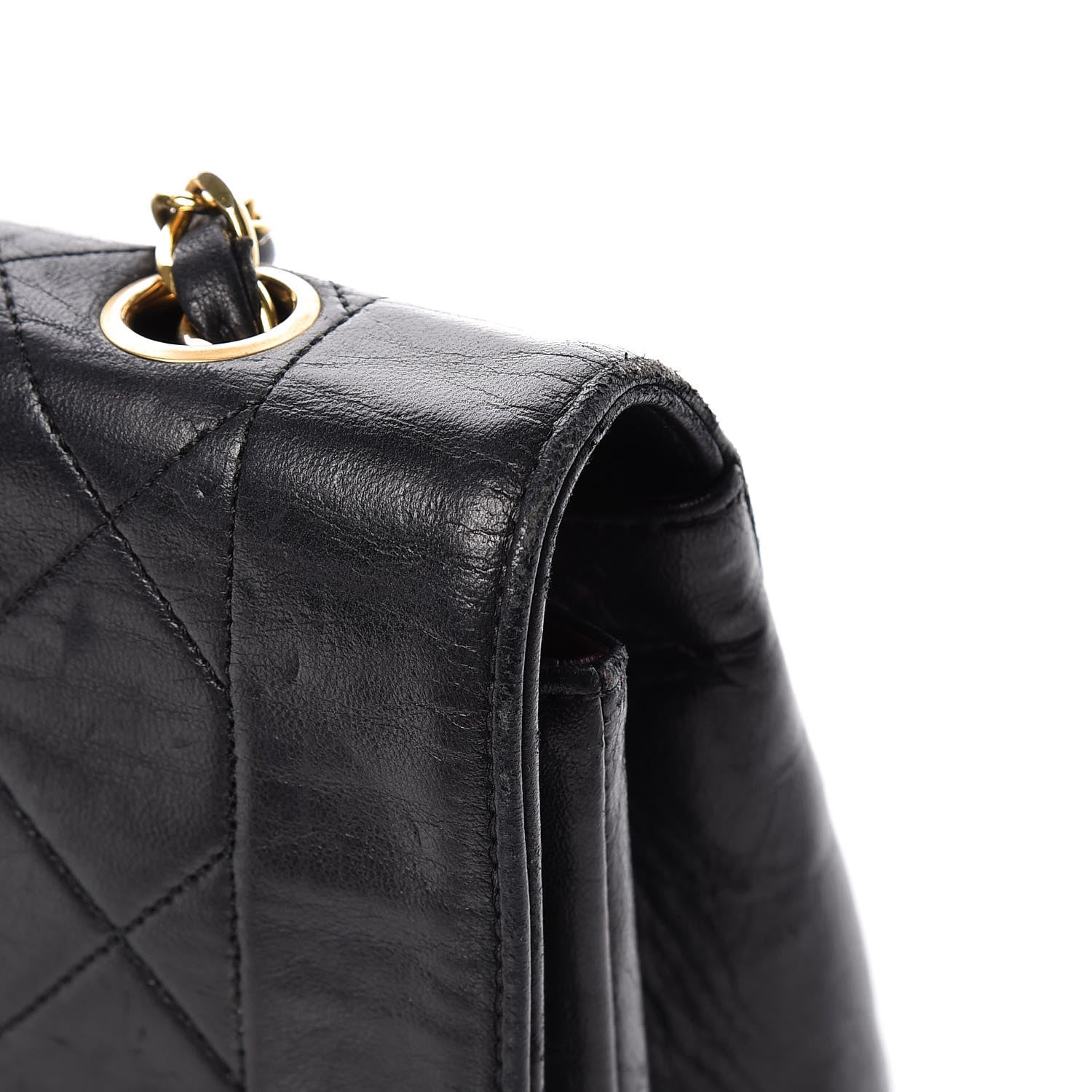Chanel Lambskin Quilted Medium Single Flap Black 20 of 20