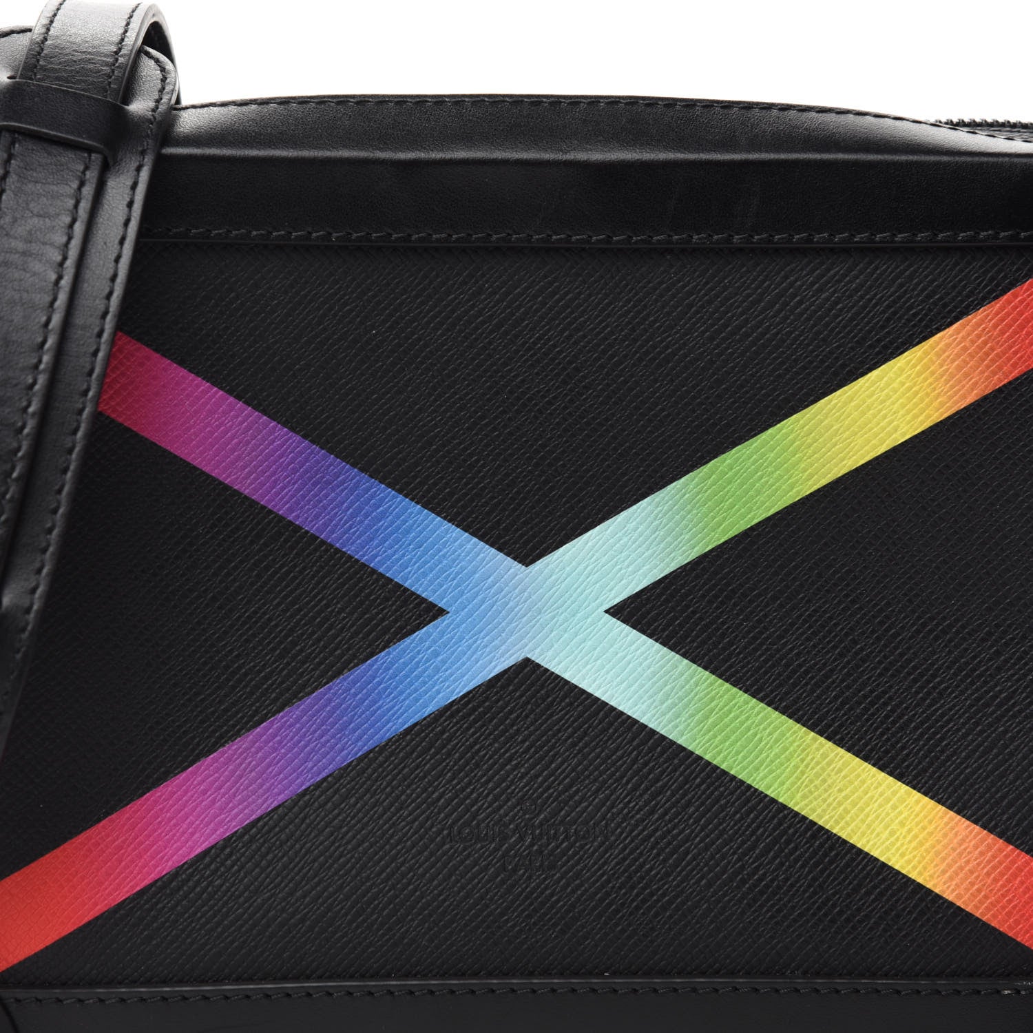 Louis Vuitton Taiga Rainbow Soft Trunk Black 9 of 9