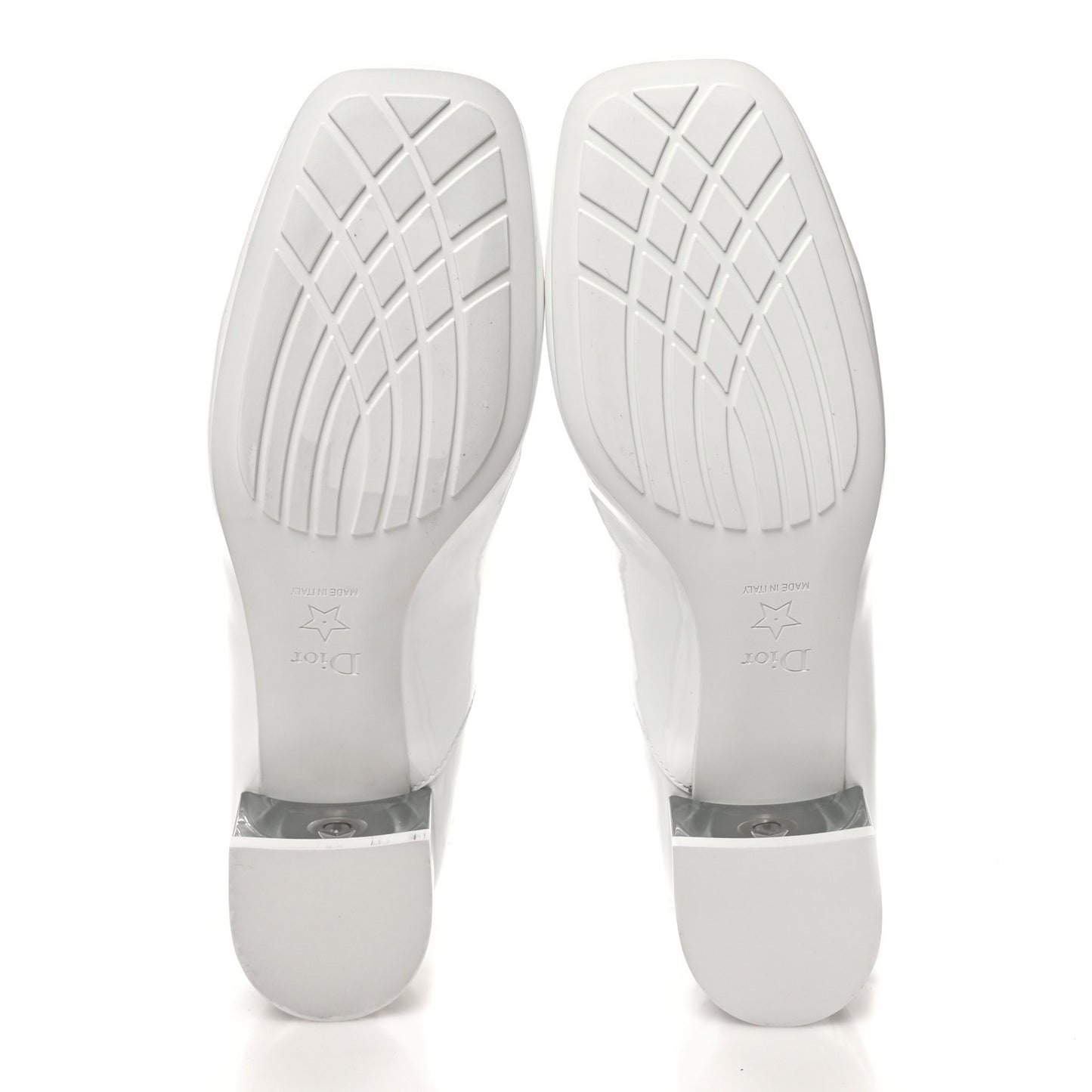 Patent Diorarty 30mm Pumps 37.5 White