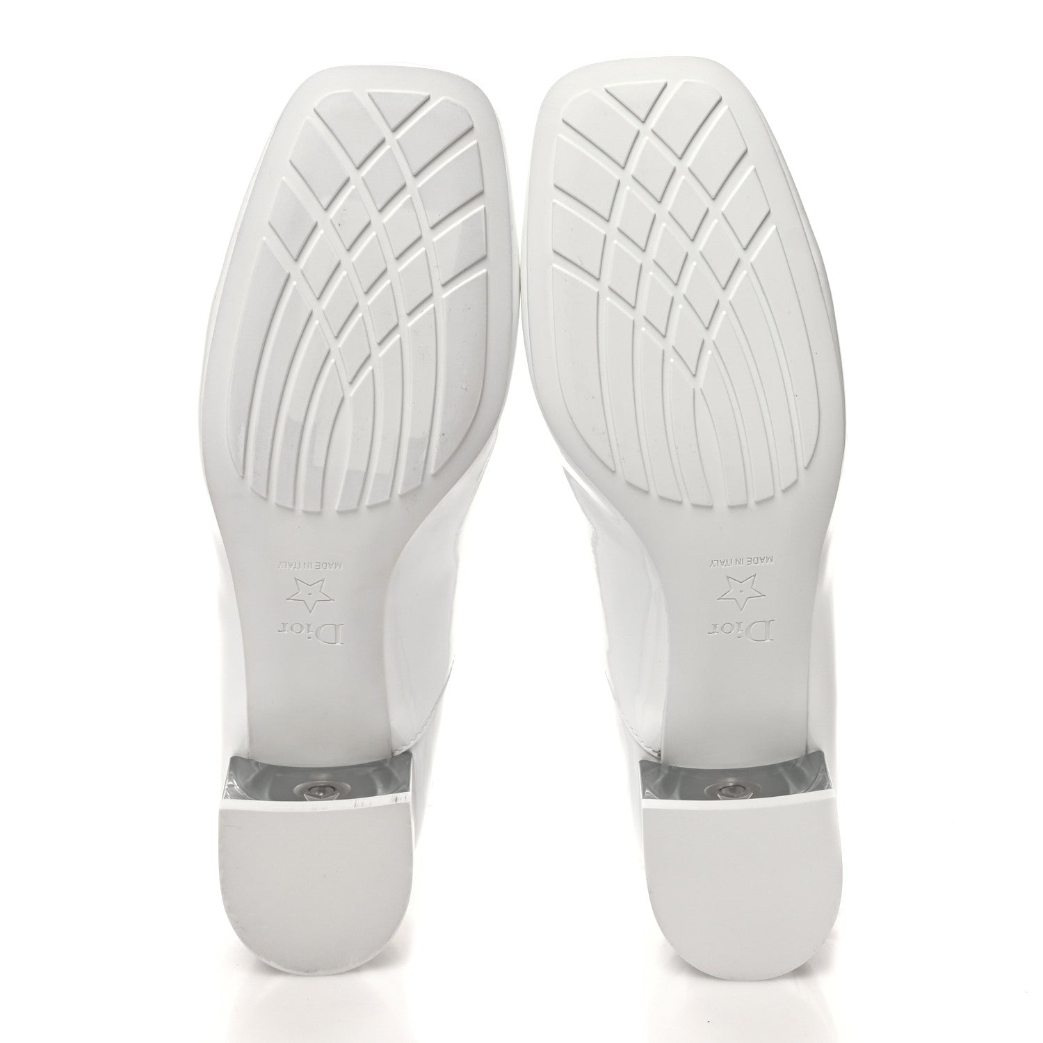 Christian Dior Patent Diorarty 30mm Pumps 37.5 White 5 of 9