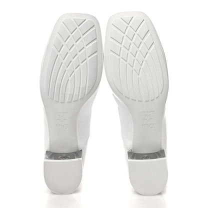 Christian Dior Patent Diorarty 30mm Pumps 37.5 White 5 of 9