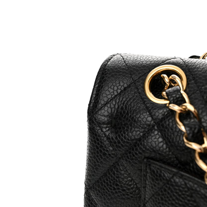Chanel Caviar Quilted Small Double Flap Black 14 of 15
