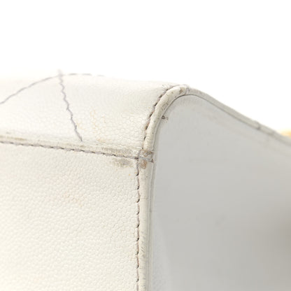 Chanel Caviar Stitched Shoulder Bag White 12 of 27