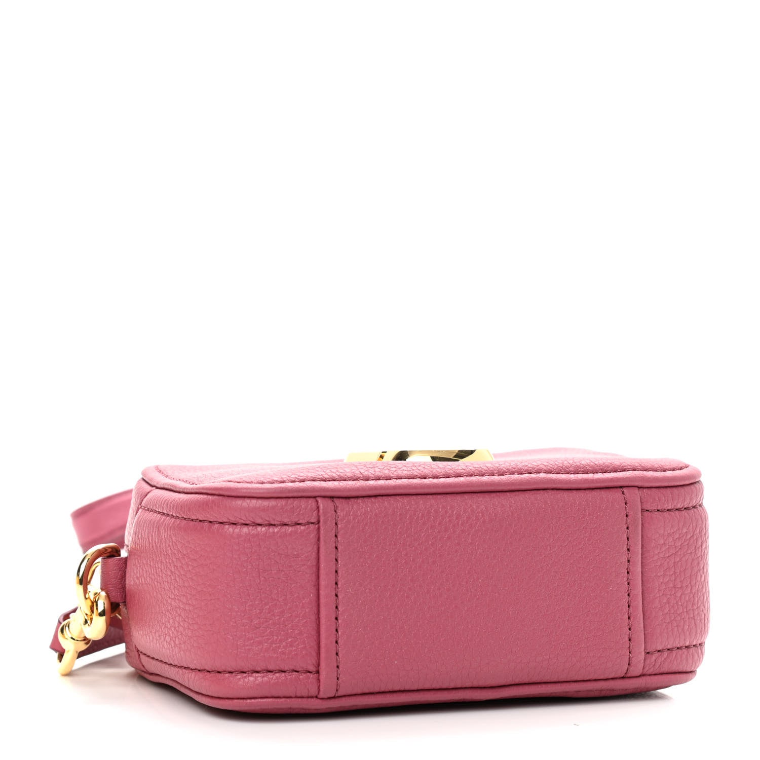 Marc Jacobs Supple Natural Grain Calfskin Softshot 17 Bag Dusty Ruby 3 of 8