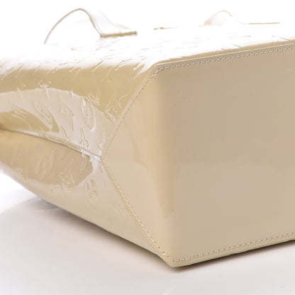 Louis Vuitton Vernis Wilshire MM Blanc Corail 8 of 9