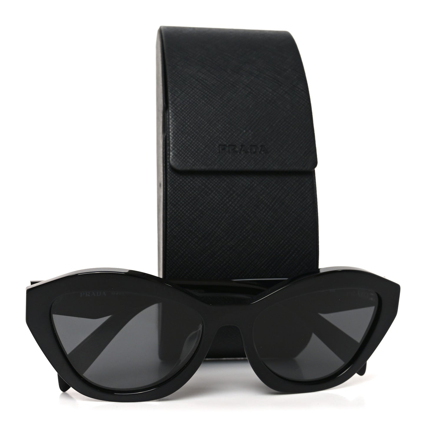Acetate Logo Sunglasses SPR A02-F Black