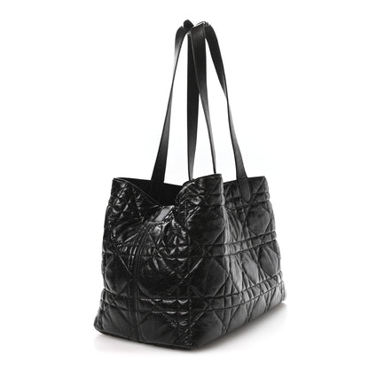 Christian Dior Crinkled Calfskin Macrocannage Large Toujours Black 4 of 11