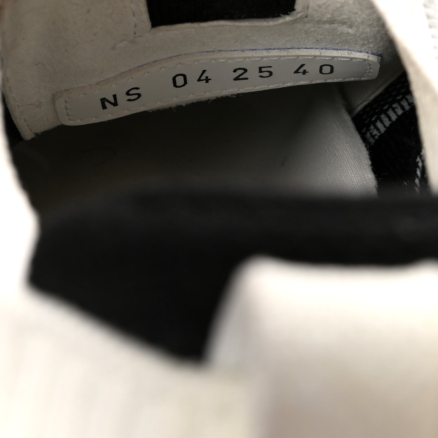 Technical Knit Run'n'Dior Sneakers 40 White Black