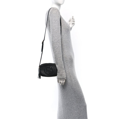 Gucci Pebbled Calfskin Small Soho Disco Bag Black 2 of 10