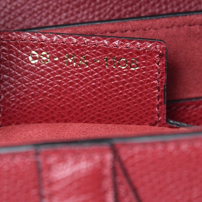 Christian Dior Grained Calfskin Saddle Bag Burgundy 7 of 7