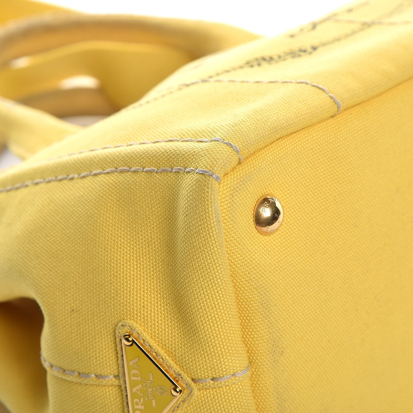 Canvas Canapa Small Logo Tote Yellow