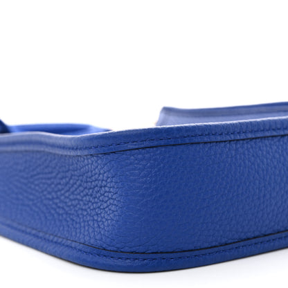 Hermes Taurillon Clemence Evelyne TPM Bleu Royal 9 of 11