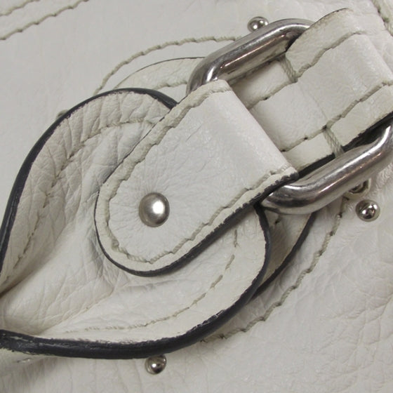Chloe Leather Paddington Satchel Blanc 10 of 19