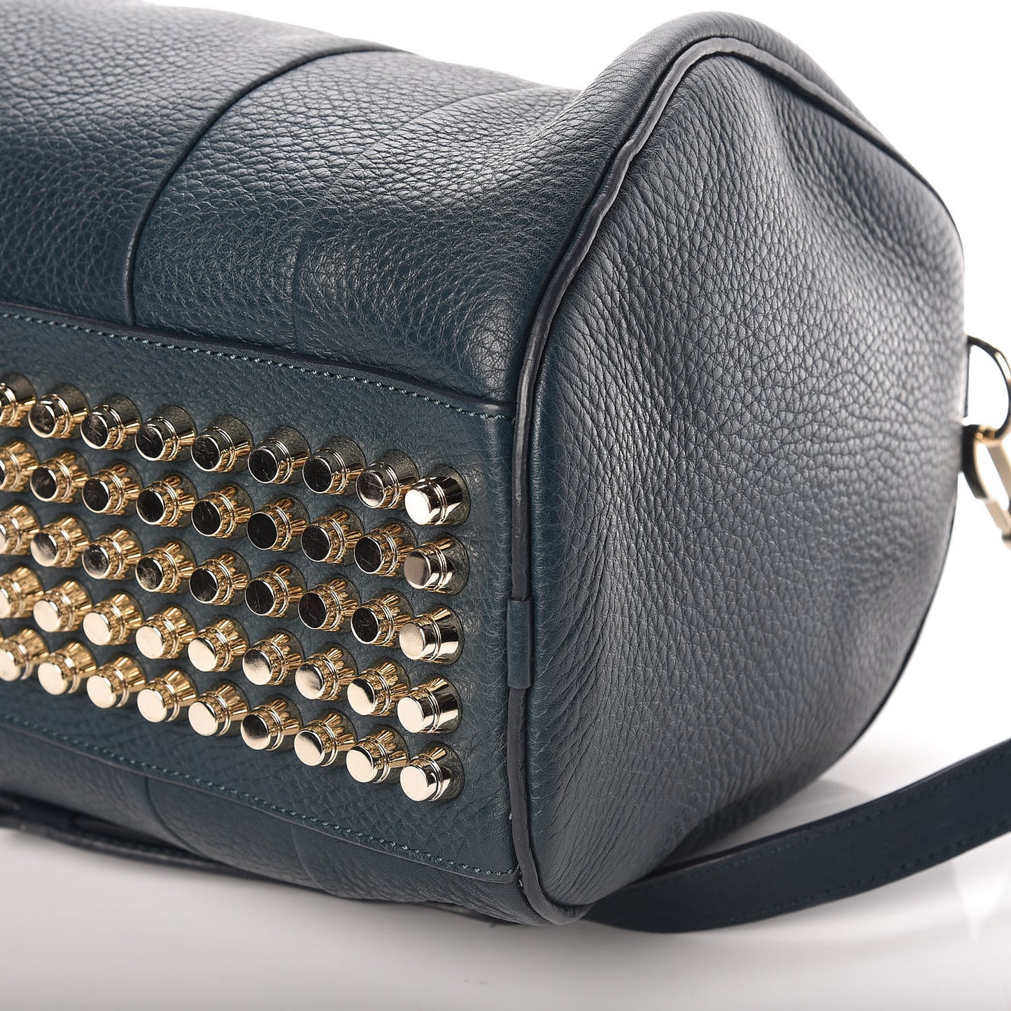 Lambskin Rocco Duffel Dark Argon Pale Gold Hardware