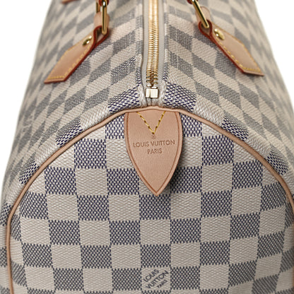 Louis Vuitton Damier Azur Speedy 30 6 of 12