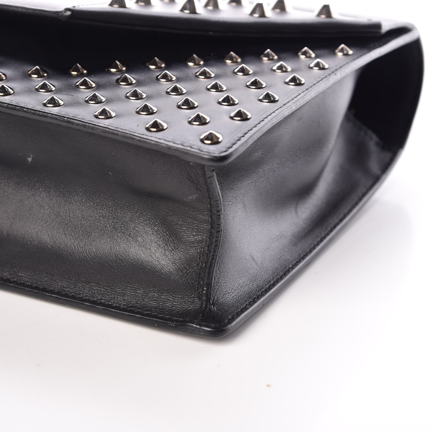 Saint Laurent Calfskin Studded Medium Betty Black 7 of 15