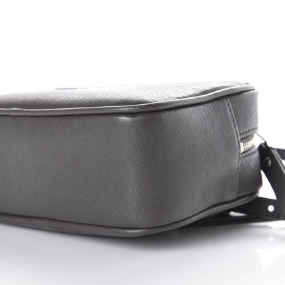 Saint Laurent Lambskin Monogram Lou Belt Bag Asphalt 8 of 9