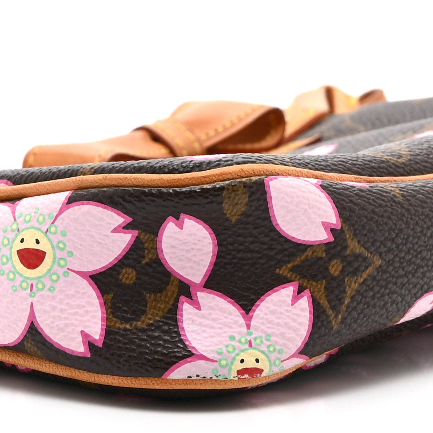 Monogram Cherry Blossom Pochette Accessories Brown
