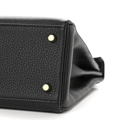 Hermes Togo Kelly Retourne 28 Black 8 of 8
