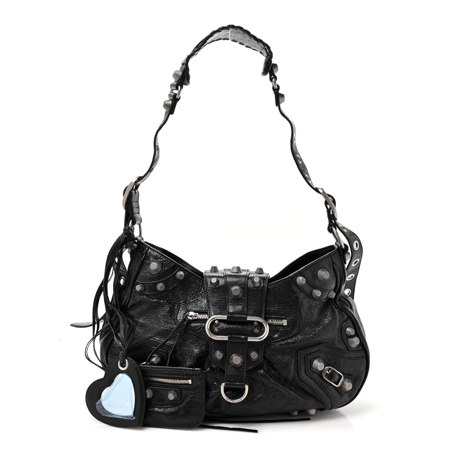 Balenciaga Agneau Arena Medium Le Cagole Shoulder Bag Black 1 of 10