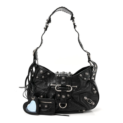 Balenciaga Agneau Arena Medium Le Cagole Shoulder Bag Black 1 of 10