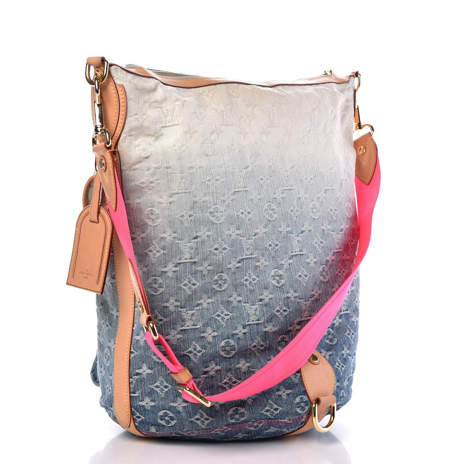 Louis Vuitton Denim Sunburst PM Messenger Blue 3 of 8