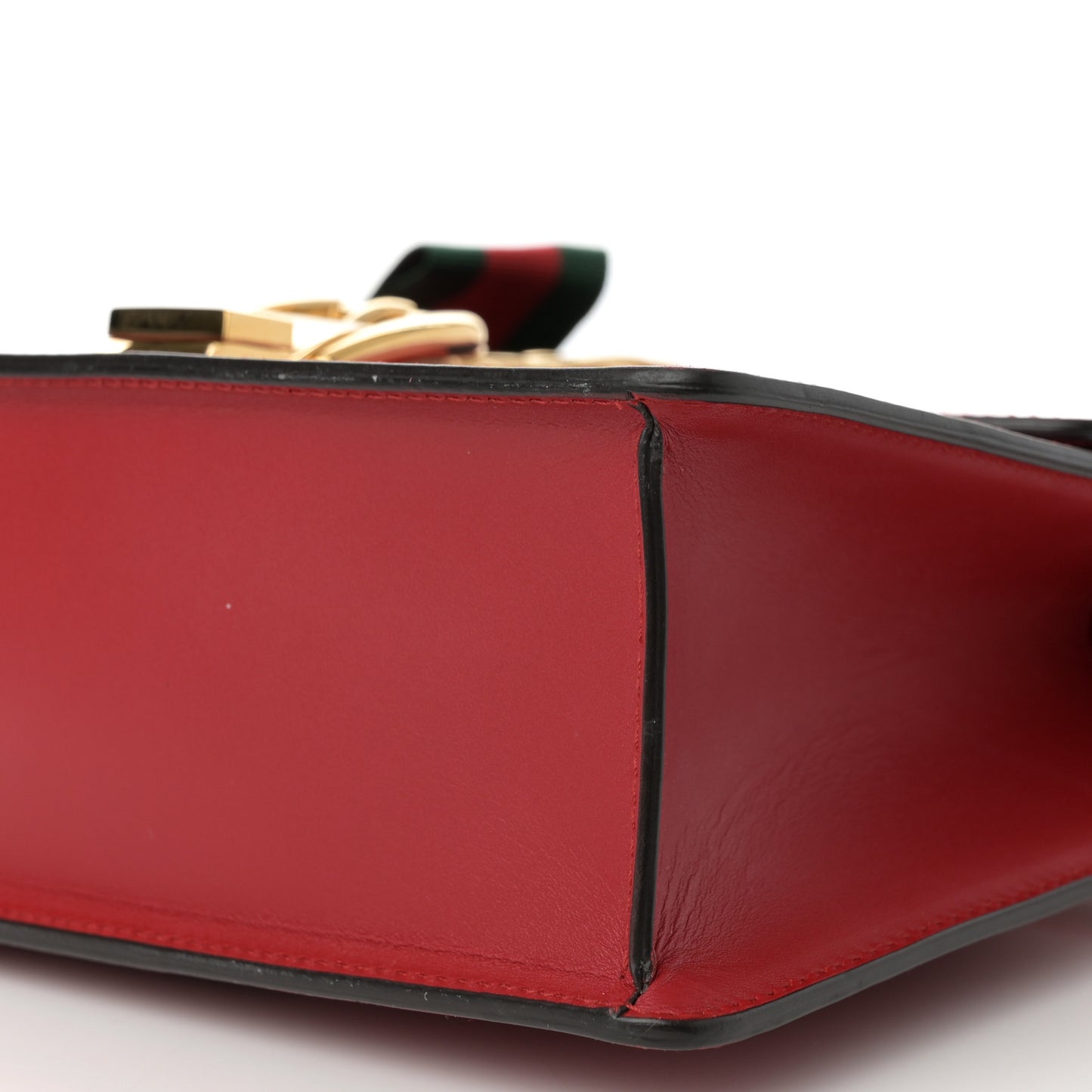 Calfskin Small Sylvie Shoulder Bag Hibiscus Red
