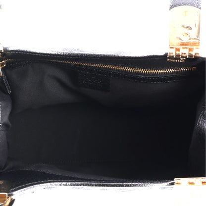 Gucci Canvas Horsebit Print Shoulder Bag Black 4 of 9
